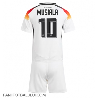 Germania Jamal Musiala #10 Echipament de Fotbal Replică European 2024 Copii Acasa (+ Șorturi)